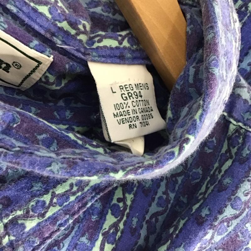 エルエルビーン L.L.Bean シャツ、ブラウス 半袖 半袖カットソー プリントTシャツ クルーネックカットソー L プリント マルチカラー / マルチカラー / multicolor メンズ USED 古着 中古 10154708