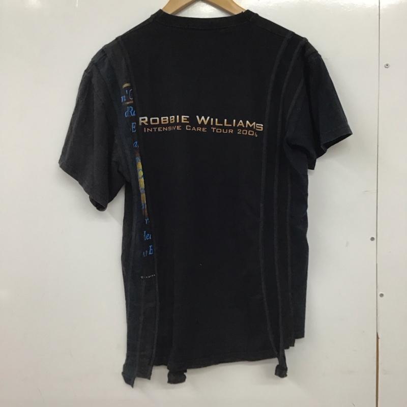 ニードルス Needles Tシャツ 半袖 半袖カットソー プリントTシャツ クルーネックカットソー S プリント 黒 / ブラック / black メンズ USED 古着 中古 10154710