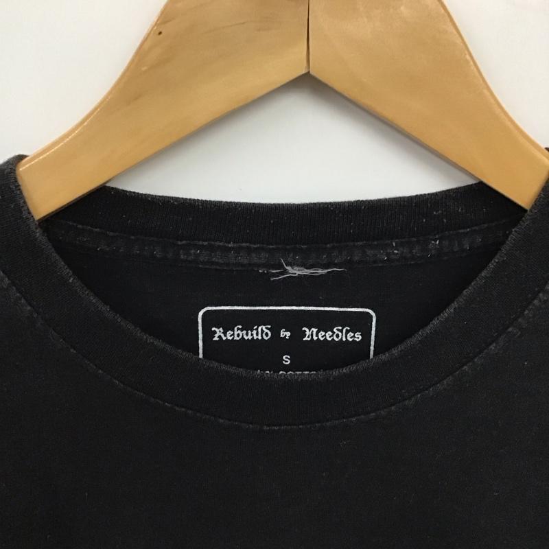 ニードルス Needles Tシャツ 半袖 半袖カットソー プリントTシャツ クルーネックカットソー S プリント 黒 / ブラック / black メンズ USED 古着 中古 10154710