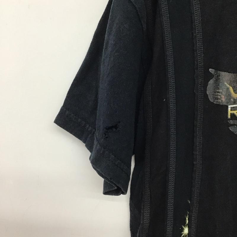 ニードルス Needles Tシャツ 半袖 半袖カットソー プリントTシャツ クルーネックカットソー S プリント 黒 / ブラック / black メンズ USED 古着 中古 10154710