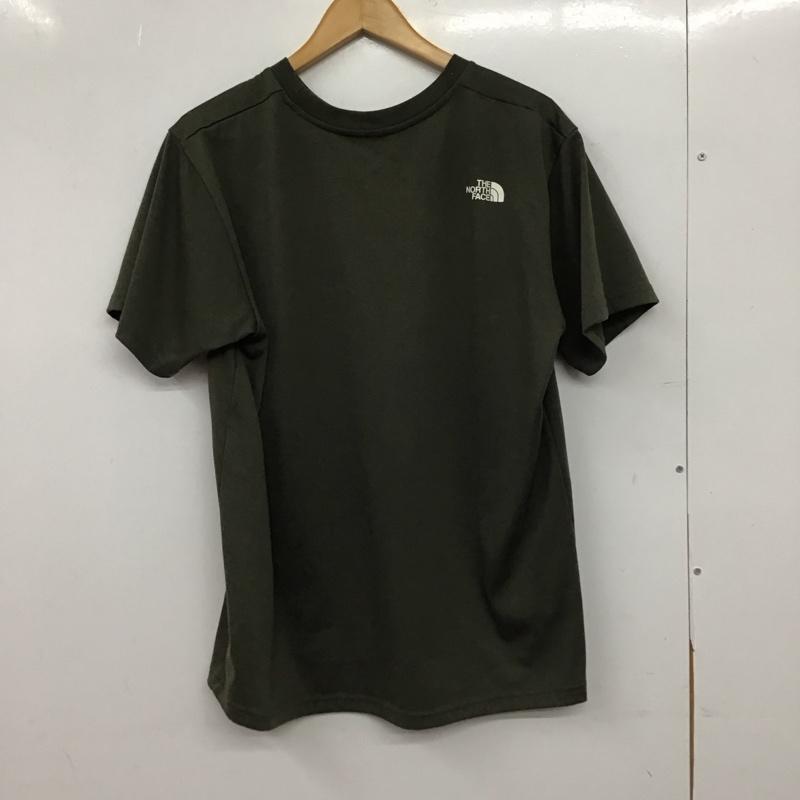 ザノースフェイス THE NORTH FACE Tシャツ 半袖 nt32300y プリントTシャツ XL ロゴ、文字 カーキ / カーキ / khaki メンズ USED 古着 中古 10154712
