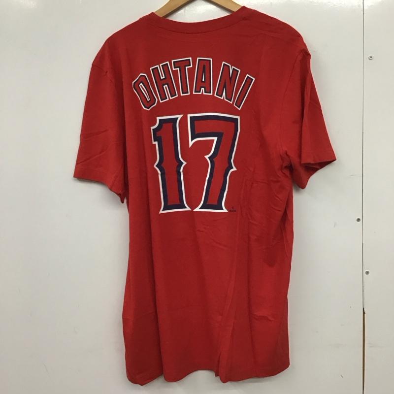 ナイキ NIKE Tシャツ 半袖 半袖カットソー プリントTシャツ クルーネックカットソー L ロゴ、文字 赤 / レッド / red メンズ USED 古着 中古 10154713