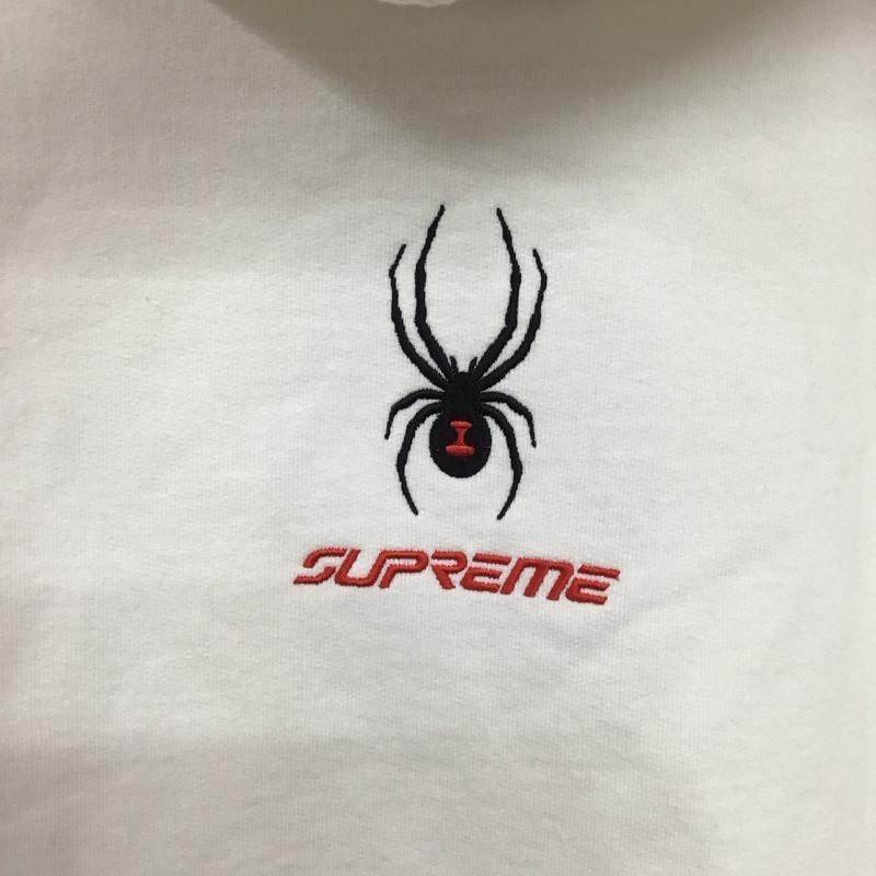 シュプリーム Supreme パーカー 長袖 24aw SpyderZipUpHooded XL プリント 白 / ホワイト / white メンズ USED 古着 中古 10154714
