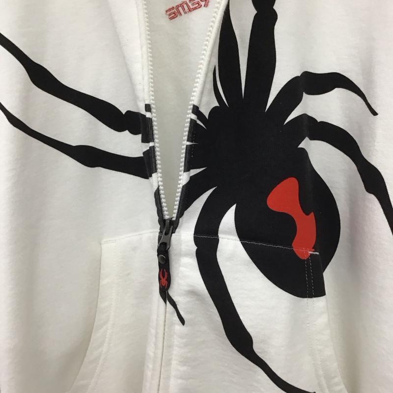 シュプリーム Supreme パーカー 長袖 24aw SpyderZipUpHooded XL プリント 白 / ホワイト / white メンズ USED 古着 中古 10154714