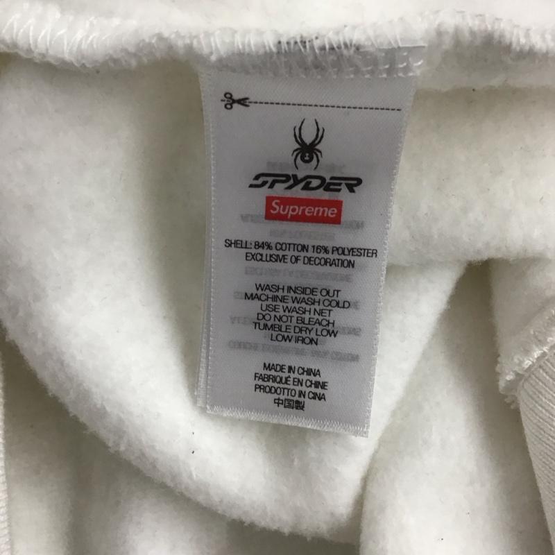 シュプリーム Supreme パーカー 長袖 24aw SpyderZipUpHooded XL プリント 白 / ホワイト / white メンズ USED 古着 中古 10154714