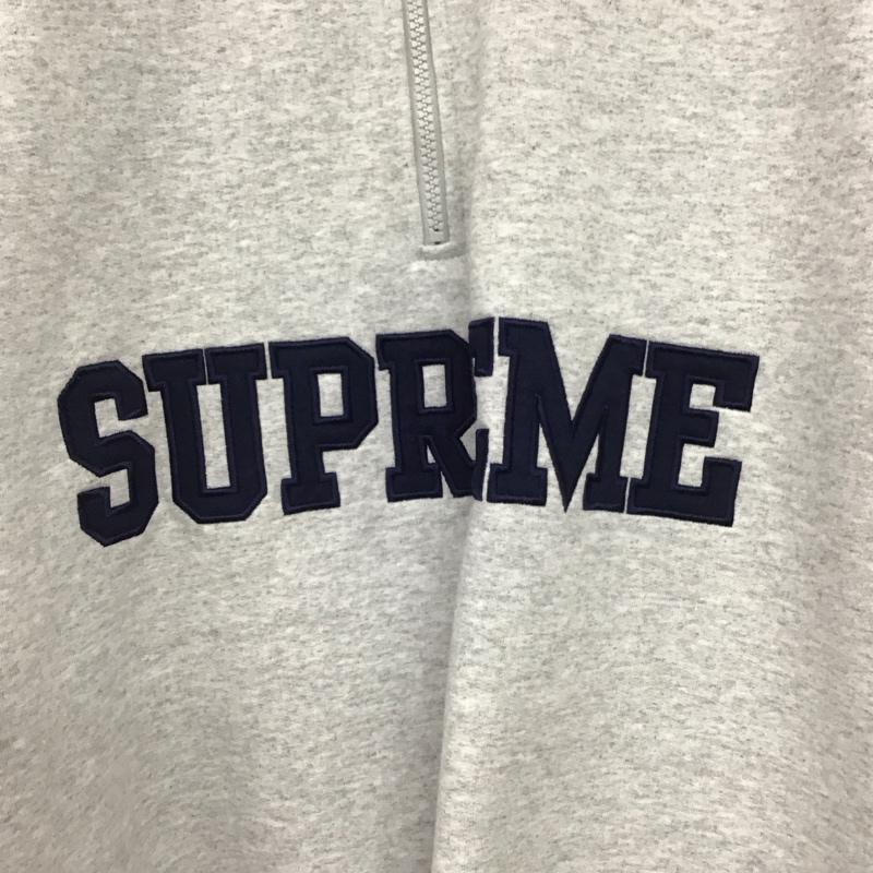 シュプリーム Supreme トレーナー 長袖 2024AW CollegiateHalfZipPullover XL ロゴ、文字 灰 / グレー / gray メンズ USED 古着 中古 10154715