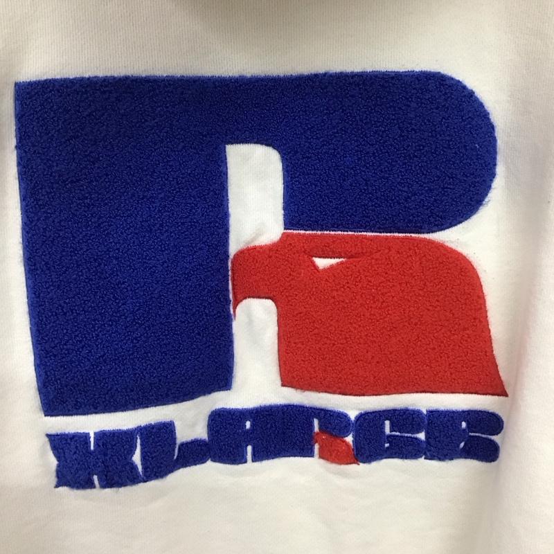 エクストララージ XLARGE パーカー 長袖 rc-24295xl ZIPUPHOODEDSWEATSHIRT XL ロゴ、文字 アイボリー / アイボリー / メンズ USED 古着 中古 10154716