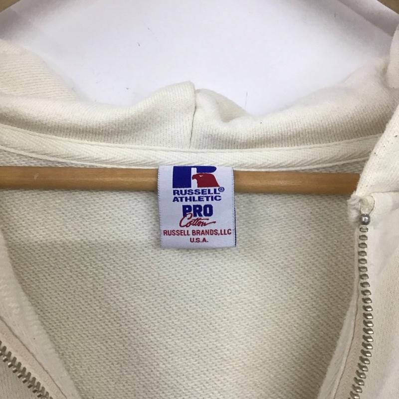 エクストララージ XLARGE パーカー 長袖 rc-24295xl ZIPUPHOODEDSWEATSHIRT XL ロゴ、文字 アイボリー / アイボリー / メンズ USED 古着 中古 10154716