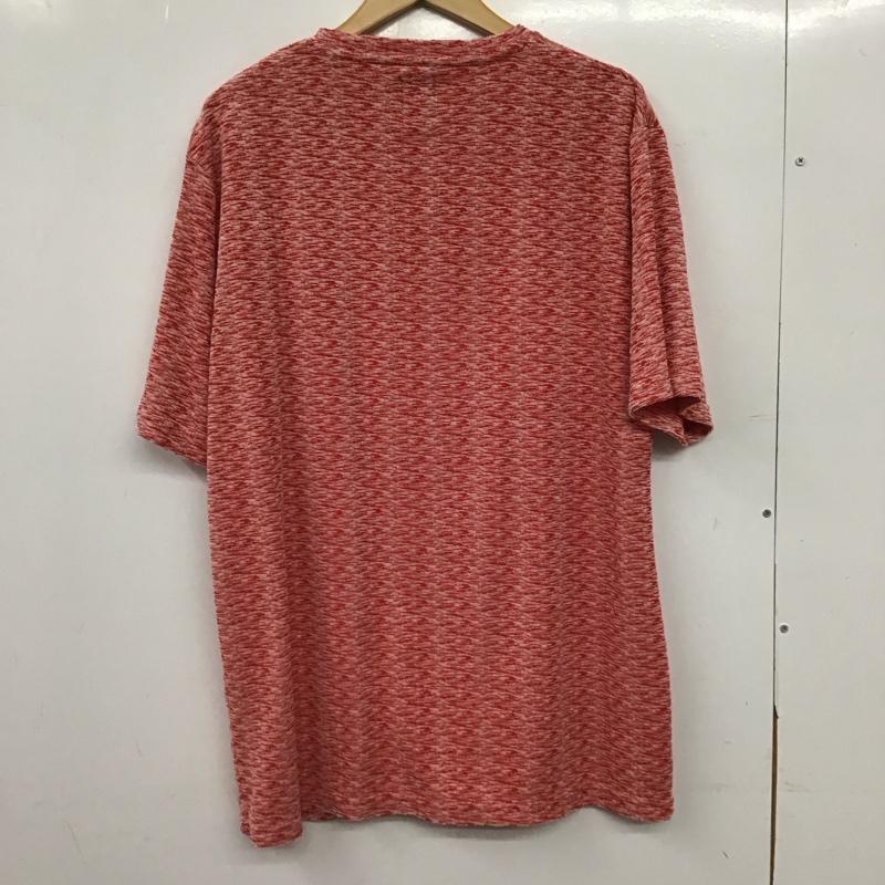 ミヤビムスビ 雅結 Tシャツ 半袖 半袖カットソー プリントTシャツ Vネックカットソー XXL ロゴ、文字 白 / ホワイト / white X 赤 / レッド / red メンズ USED 古着 中古 10154720