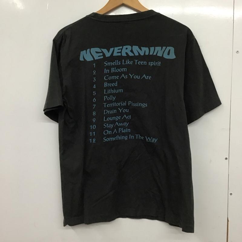 古着 USED Tシャツ 半袖 半袖カットソー プリントTシャツ クルーネックカットソー XL プリント ダークグレー / ダークグレー / メンズ USED 古着 中古 10154721