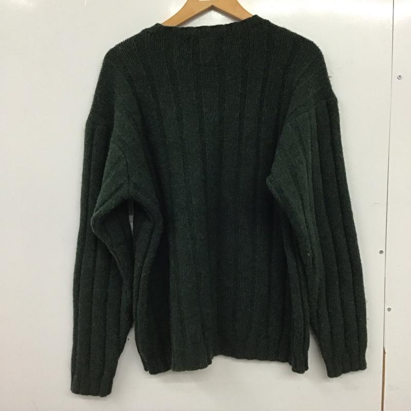 ポロバイラルフローレン Polo by RALPH LAUREN ニット、セーター 長袖 長袖ニットカットソー クルーネック セーター M  緑 / グリーン / green メンズ USED 古着 中古 10154723