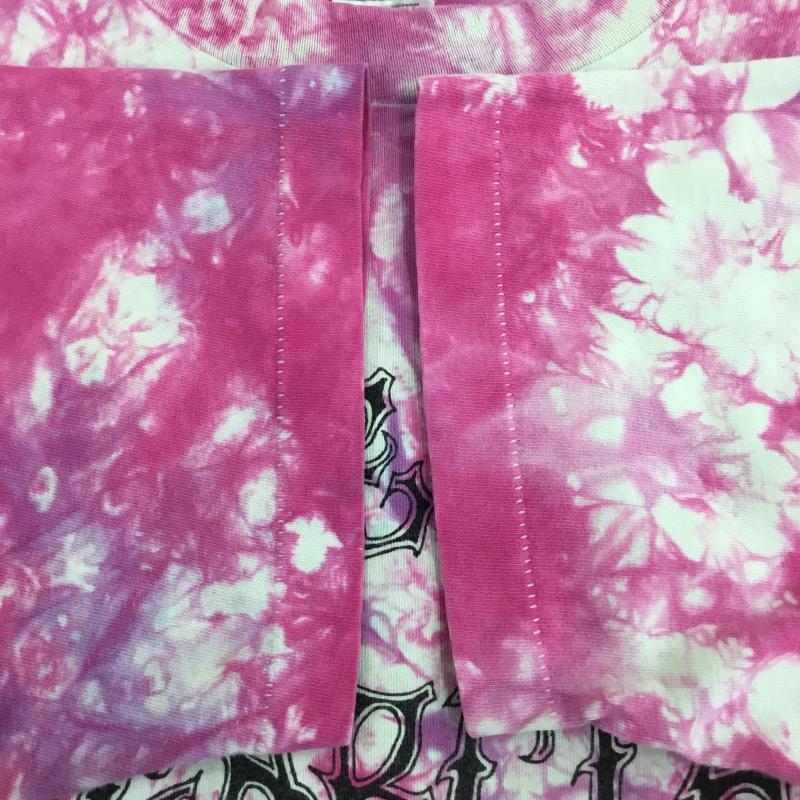 フルーツオブザルーム FRUIT OF THE LOOM Tシャツ 半袖 Ben&Jerry`s 80s USA製 タイダイ柄 Tシャツ CHERRY GARCIA L 総柄 紫 / パープル / purple メンズ USED 古着 中古 10154726