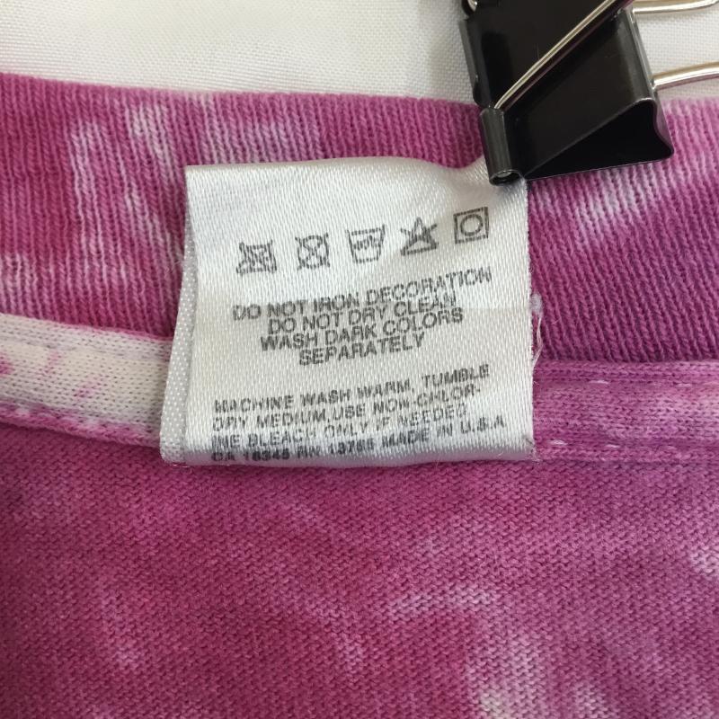 フルーツオブザルーム FRUIT OF THE LOOM Tシャツ 半袖 Ben&Jerry`s 80s USA製 タイダイ柄 Tシャツ CHERRY GARCIA L 総柄 紫 / パープル / purple メンズ USED 古着 中古 10154726