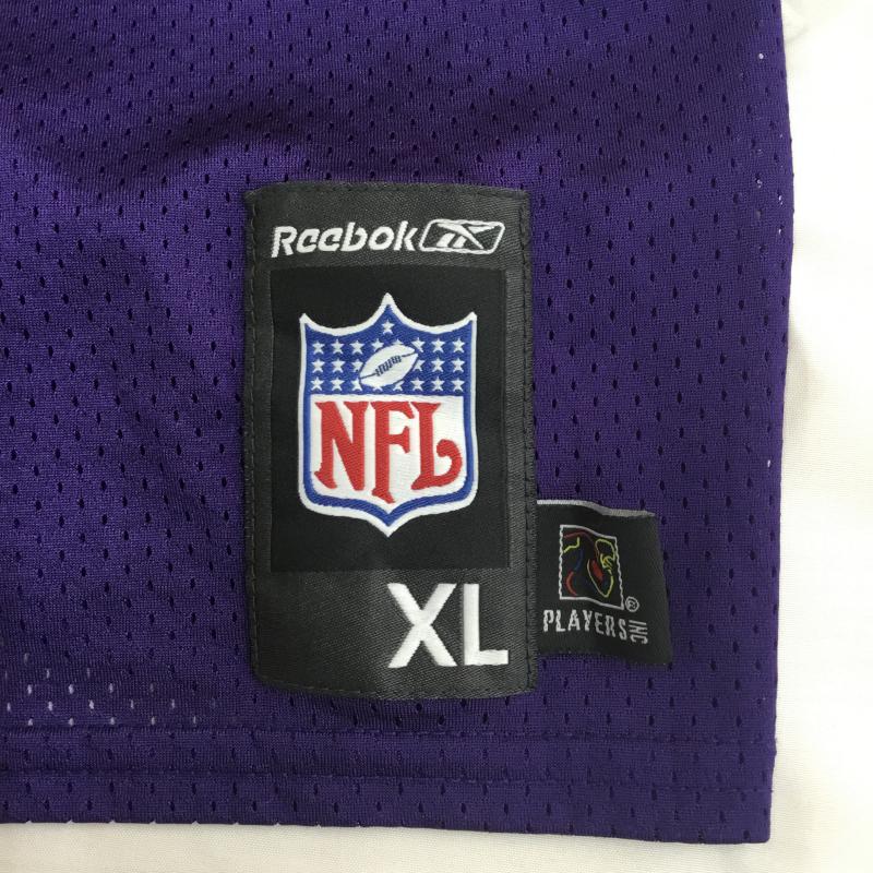 リーボック Reebok Tシャツ 半袖 Reebok NFL RAVENS ゲームシャツ 9番 XXL ロゴ、文字 紫 / パープル / purple メンズ USED 古着 中古 10154727