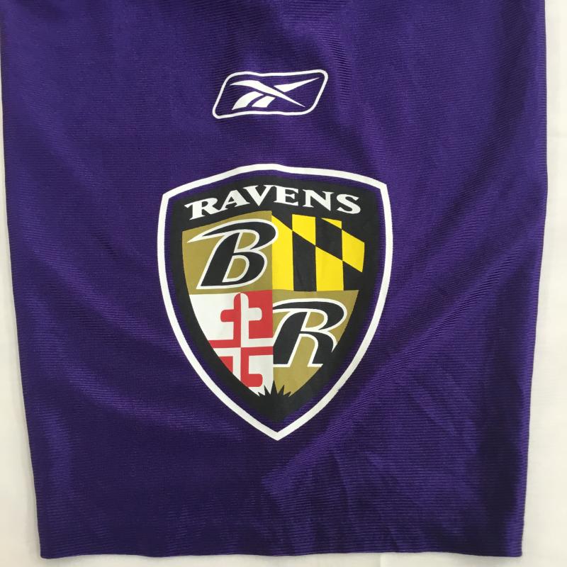 リーボック Reebok Tシャツ 半袖 Reebok NFL RAVENS ゲームシャツ 9番 XXL ロゴ、文字 紫 / パープル / purple メンズ USED 古着 中古 10154727