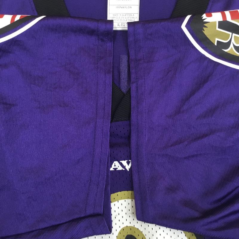 リーボック Reebok Tシャツ 半袖 Reebok NFL RAVENS ゲームシャツ 9番 XXL ロゴ、文字 紫 / パープル / purple メンズ USED 古着 中古 10154727