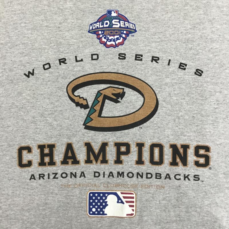 リー Lee Tシャツ 半袖 Lee SPORT MLB ダイヤモンドバックス Tシャツ XL ロゴ、文字 灰 / グレー / gray メンズ USED 古着 中古 10154729