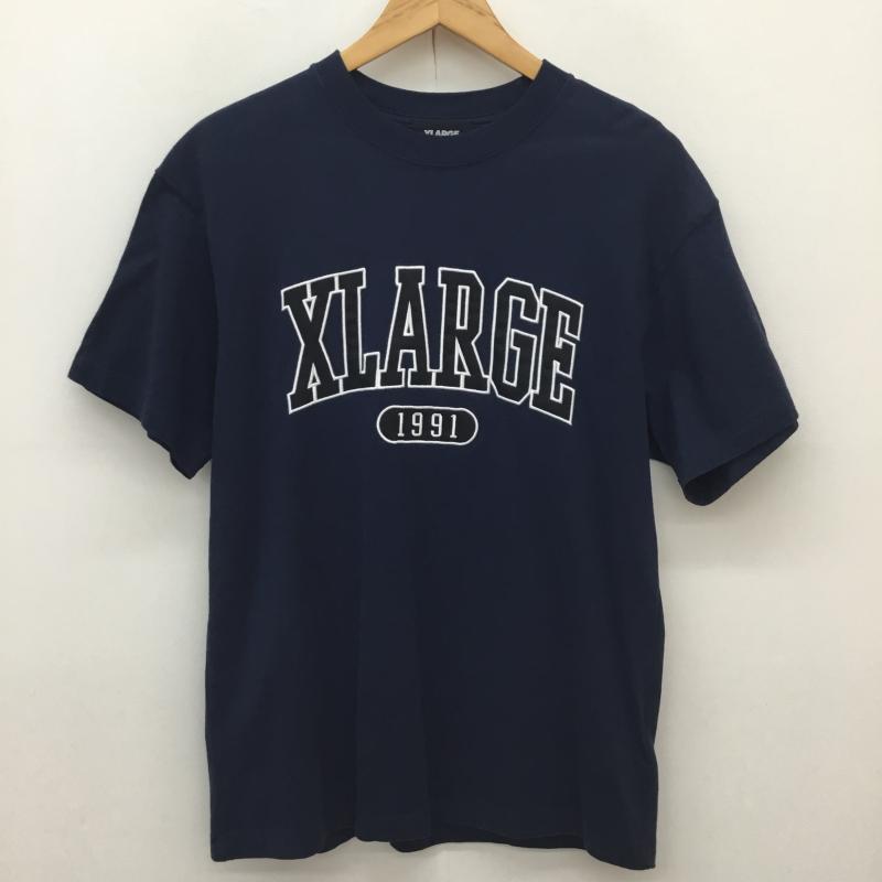 エクストララージ XLARGE Tシャツ 半袖 XLARGE メンズ バスケットボール ショートスリーブTシャツ 101232011060 M ロゴ、文字 紺 / ネイビー / navy メンズ USED 古着 中古 10154730