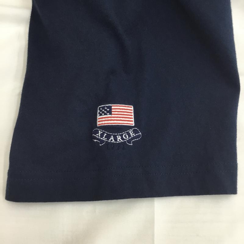 エクストララージ XLARGE Tシャツ 半袖 XLARGE メンズ バスケットボール ショートスリーブTシャツ 101232011060 M ロゴ、文字 紺 / ネイビー / navy メンズ USED 古着 中古 10154730