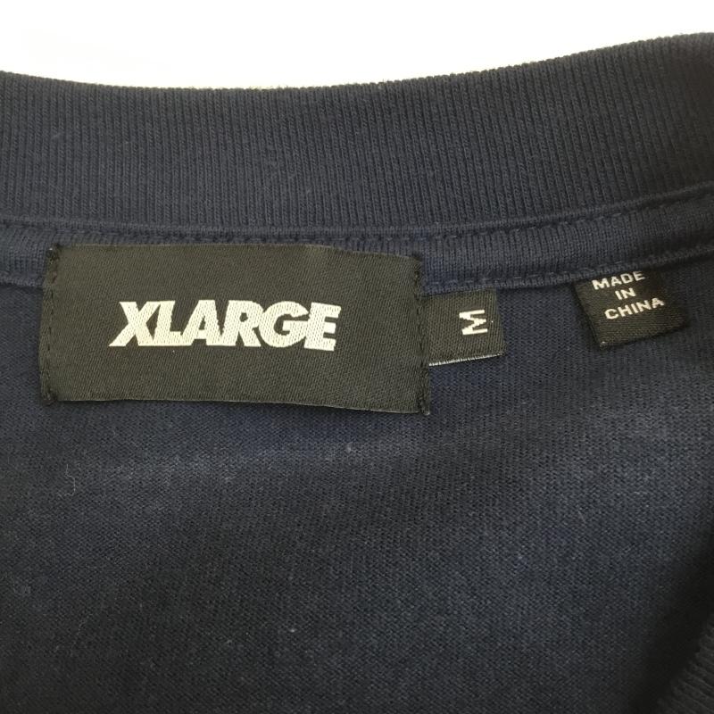 エクストララージ XLARGE Tシャツ 半袖 XLARGE メンズ バスケットボール ショートスリーブTシャツ 101232011060 M ロゴ、文字 紺 / ネイビー / navy メンズ USED 古着 中古 10154730