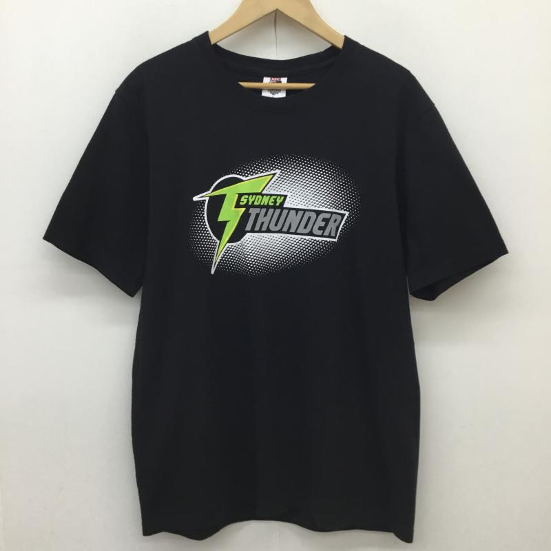ユーズドクロージング used clothes Tシャツ 半袖 T20 SYDNEY THUNDER Tシャツ ブラック L ロゴ、文字 黒 / ブラック / black メンズ USED 古着 中古 10154732