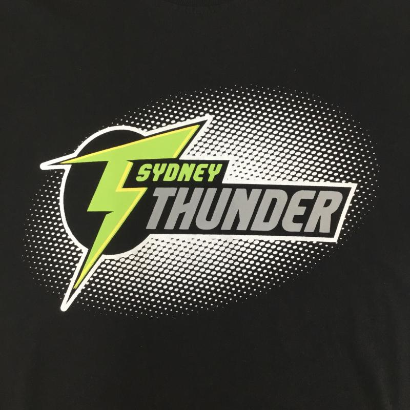 ユーズドクロージング used clothes Tシャツ 半袖 T20 SYDNEY THUNDER Tシャツ ブラック L ロゴ、文字 黒 / ブラック / black メンズ USED 古着 中古 10154732