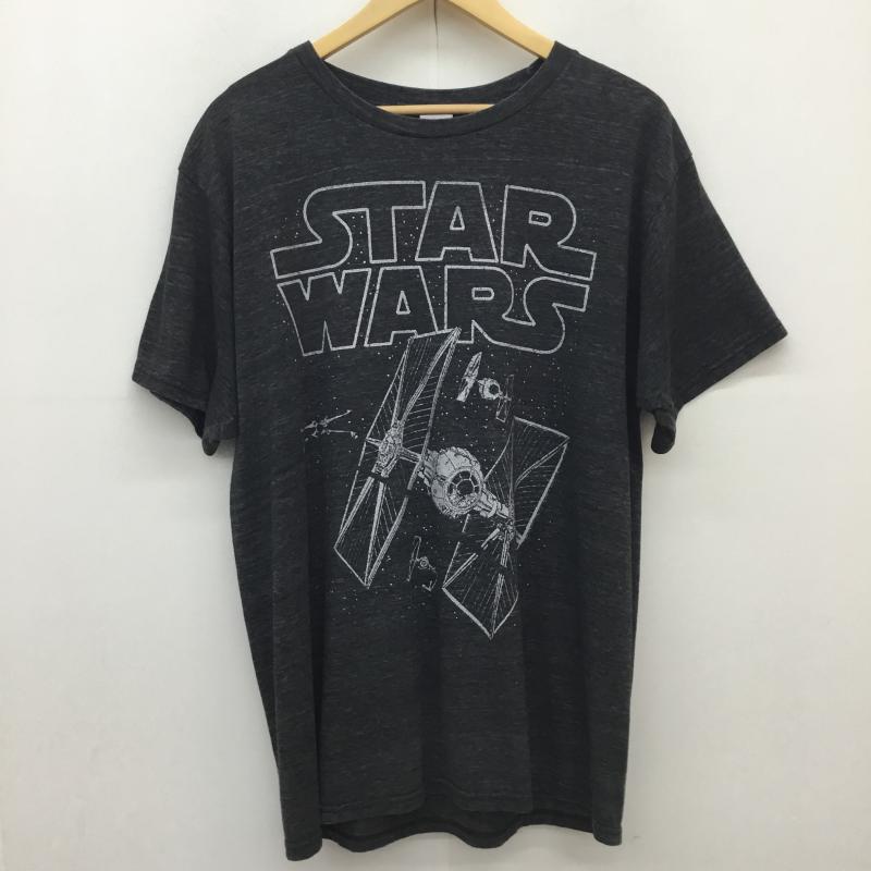 ユーズドクロージング used clothes Tシャツ 半袖 STARWARS スターウォーズ 半袖 Tシャツ ブラック L ロゴ、文字 黒 / ブラック / black メンズ USED 古着 中古 10154733