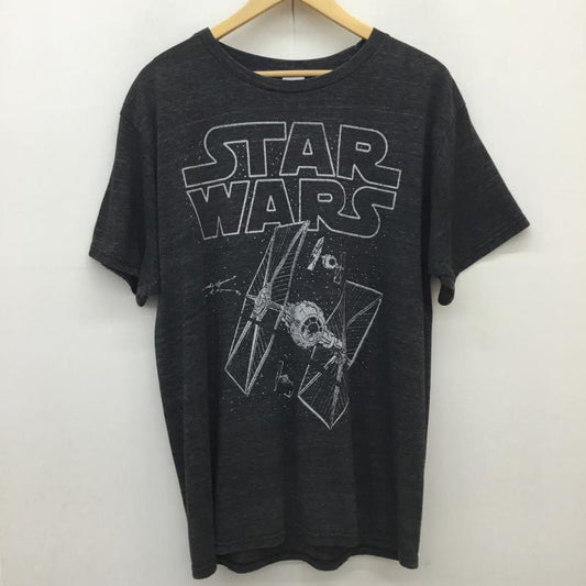 ユーズドクロージング used clothes Tシャツ 半袖 STARWARS スターウォーズ 半袖 Tシャツ ブラック L ロゴ、文字 黒 / ブラック / black メンズ USED 古着 中古 10154733
