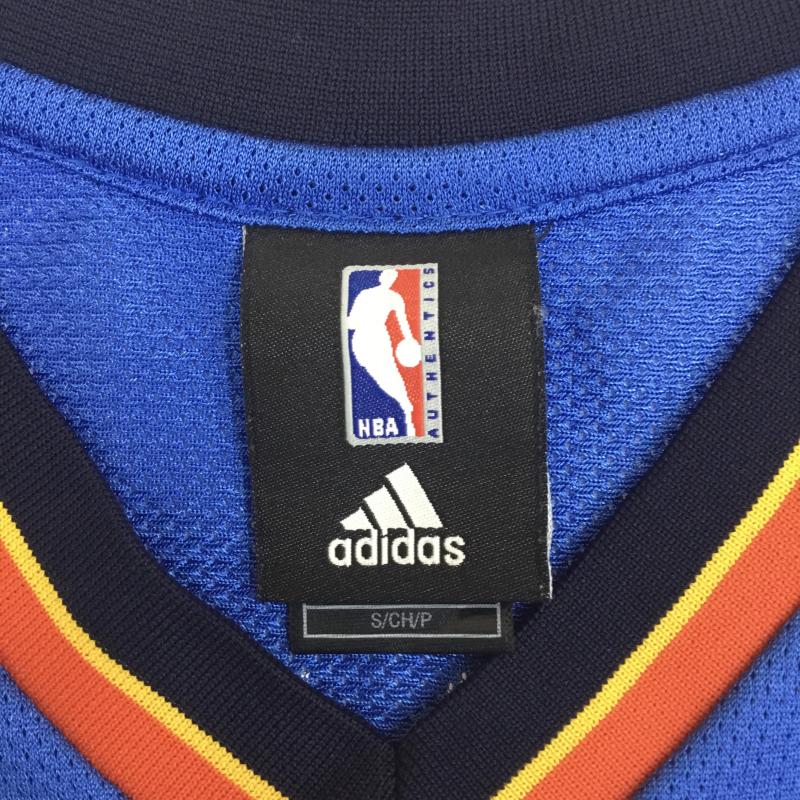 アディダス adidas タンクトップ タンクトップ adidas NBA OKLAHOMACITY IBAKA 9 バスケットボールユニフォーム S ロゴ、文字 青 / ブルー / blue メンズ USED 古着 中古 10154734