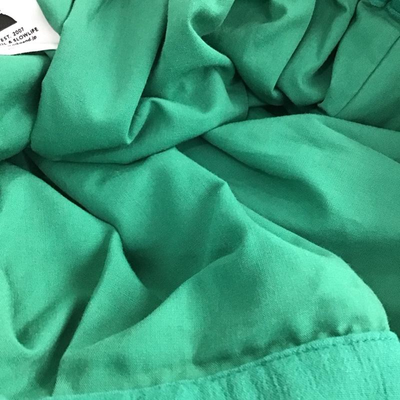 ニコアンド niko and... スカート ロングスカート L 無地 緑 / グリーン / green レディース USED 古着 中古 10154737