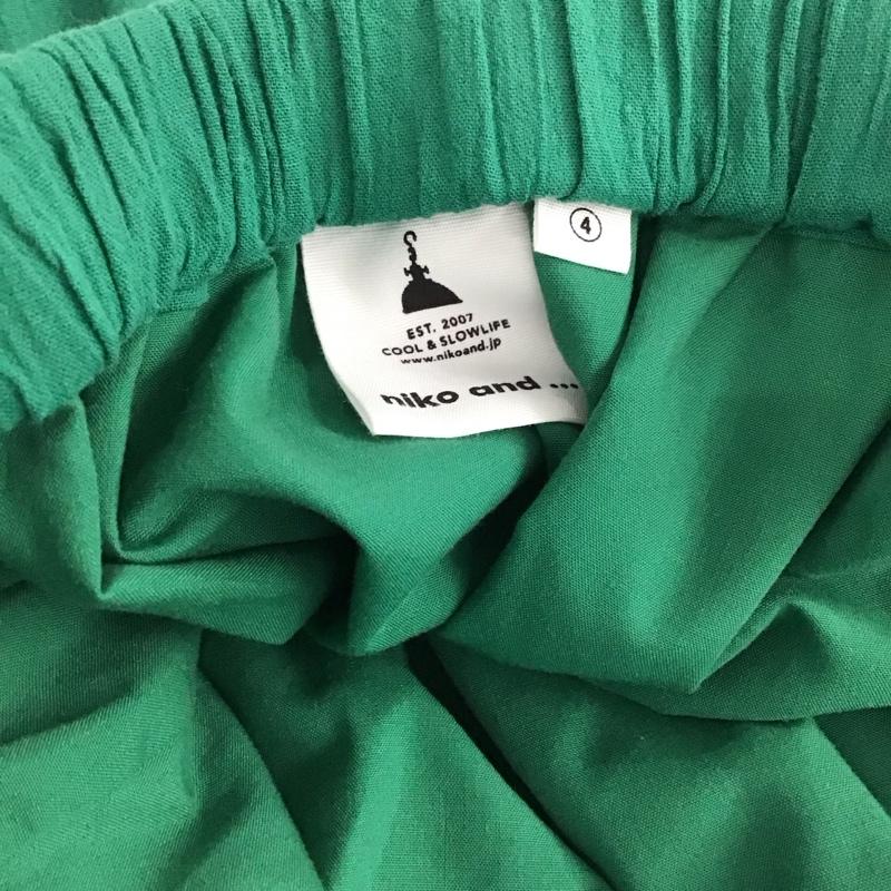 ニコアンド niko and... スカート ロングスカート L 無地 緑 / グリーン / green レディース USED 古着 中古 10154737