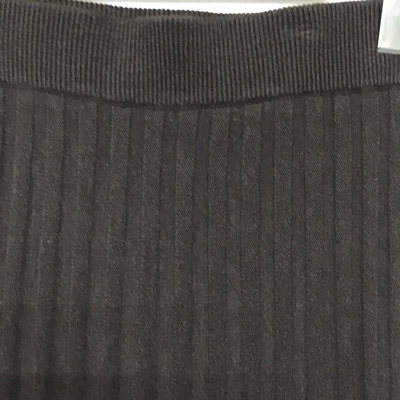 ひより HIYORI スカート ロングスカート ニットスカート 無地 茶 / ブラウン / brown レディース USED 古着 中古 10154738