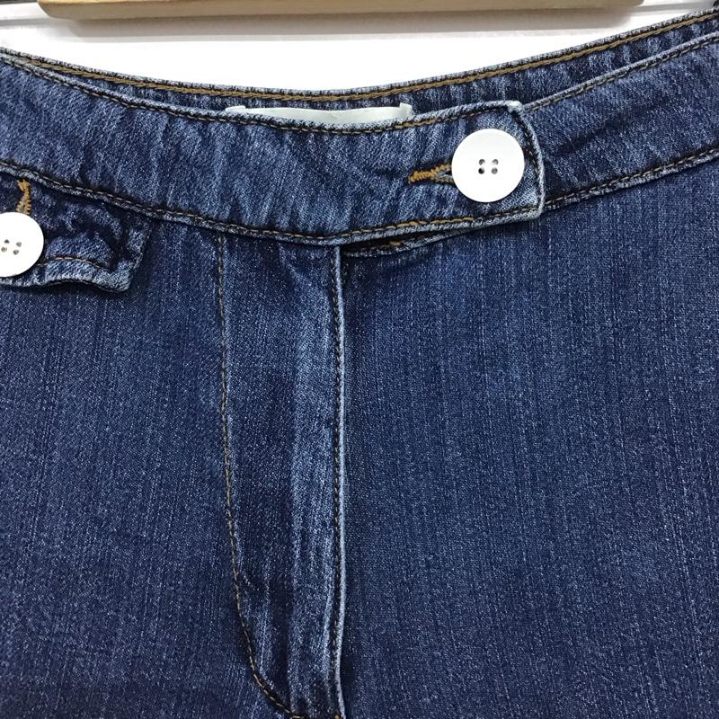 ザラ ZARA パンツ デニム、ジーンズ 34 無地 水色 / ライトブルー / レディース USED 古着 中古 10154741