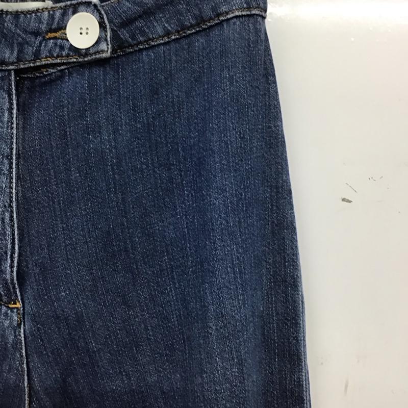 ザラ ZARA パンツ デニム、ジーンズ 34 無地 水色 / ライトブルー / レディース USED 古着 中古 10154741