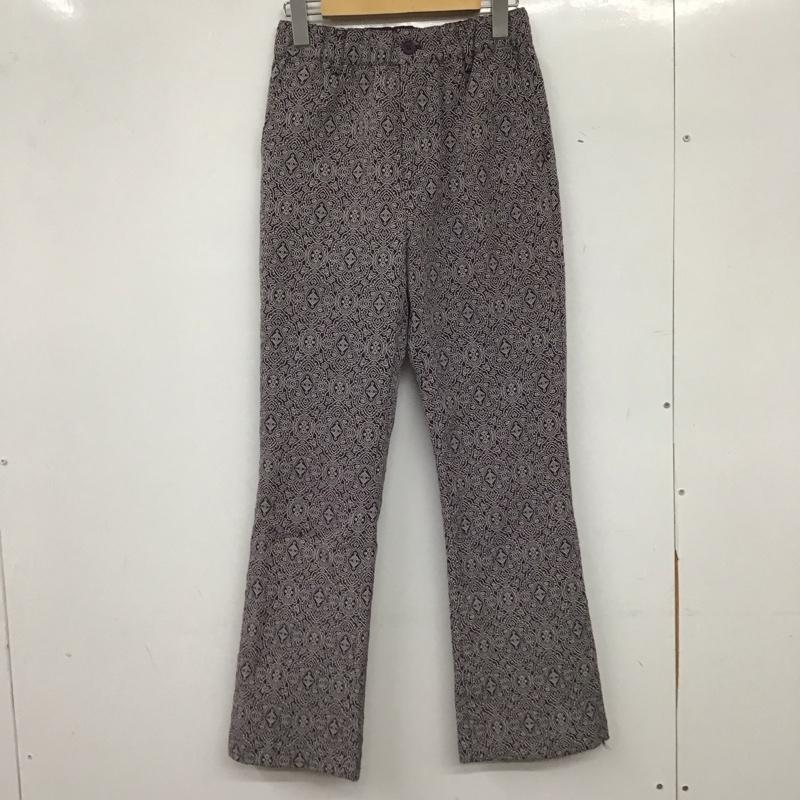 ジーナシス JEANASIS パンツ スラックス JS050621MC ストレートパンツ M 総柄 紫 / パープル / purple レディース USED 古着 中古 10154744