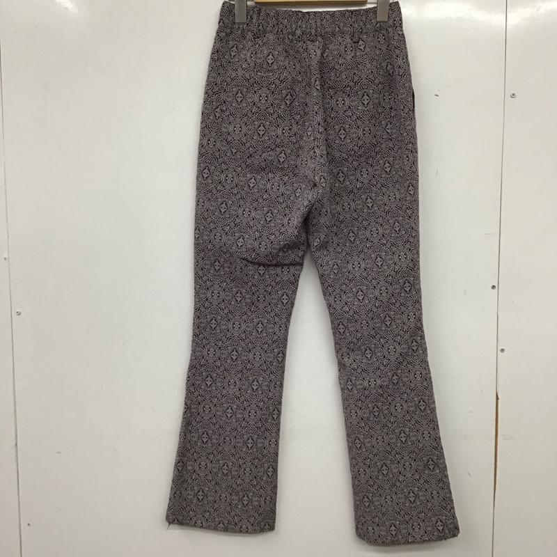 ジーナシス JEANASIS パンツ スラックス JS050621MC ストレートパンツ M 総柄 紫 / パープル / purple レディース USED 古着 中古 10154744