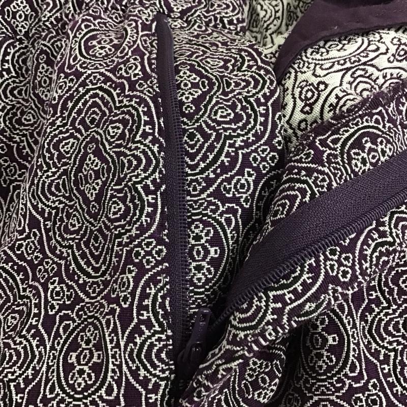 ジーナシス JEANASIS パンツ スラックス JS050621MC ストレートパンツ M 総柄 紫 / パープル / purple レディース USED 古着 中古 10154744