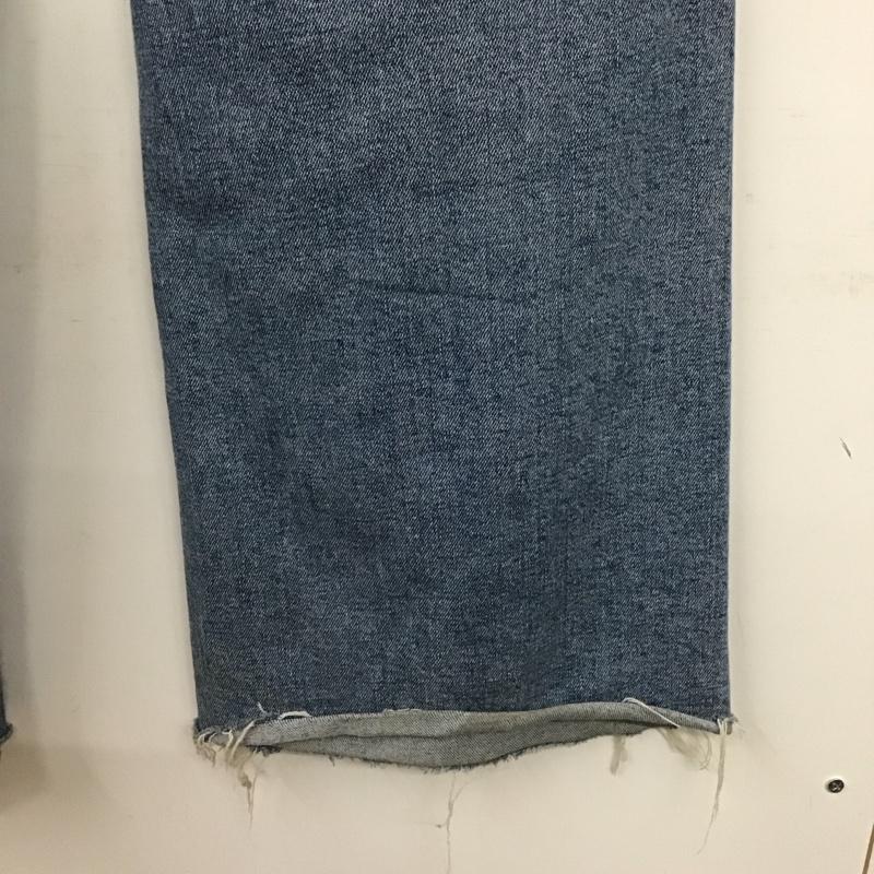 ザラ ZARA パンツ デニム、ジーンズ 34 無地 水色 / ライトブルー / レディース USED 古着 中古 10154746