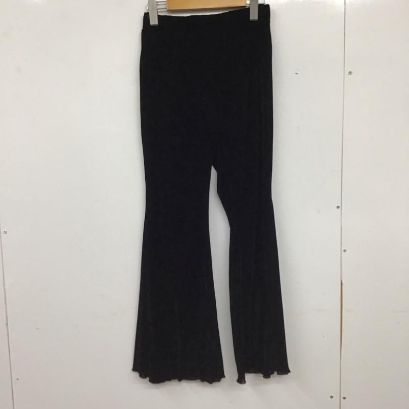 カスタネ Kastane パンツ スラックス KAS1933 ベロアチュールパンツ 0 無地 黒 / ブラック / black レディース USED 古着 中古 10154748