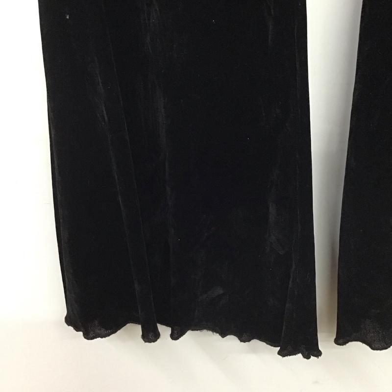 カスタネ Kastane パンツ スラックス KAS1933 ベロアチュールパンツ 0 無地 黒 / ブラック / black レディース USED 古着 中古 10154748