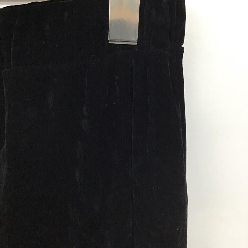 カスタネ Kastane パンツ スラックス KAS1933 ベロアチュールパンツ 0 無地 黒 / ブラック / black レディース USED 古着 中古 10154748
