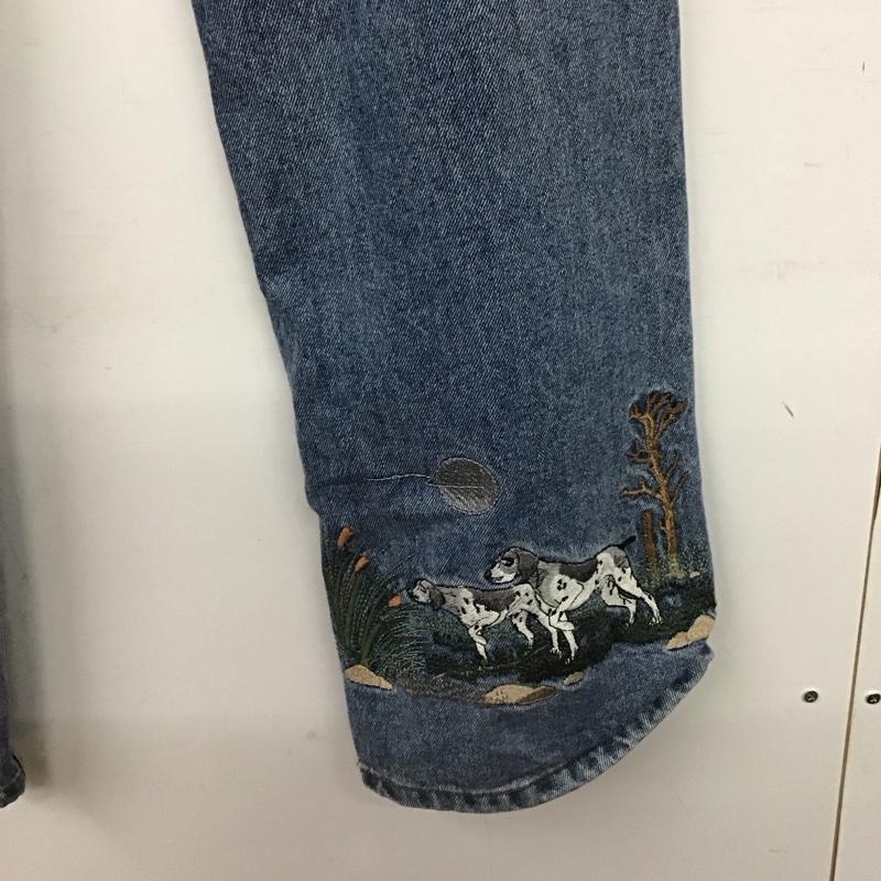 古着 USED パンツ デニム、ジーンズ youth bath 無地 水色 / ライトブルー / レディース USED 古着 中古 10154749