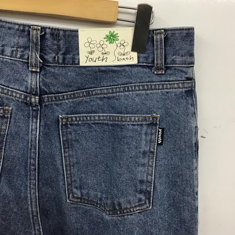 古着 USED パンツ デニム、ジーンズ youth bath 無地 水色 / ライトブルー / レディース USED 古着 中古 10154749