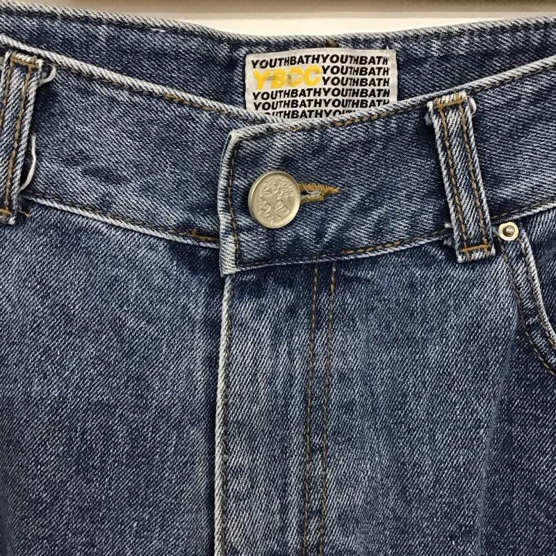 古着 USED パンツ デニム、ジーンズ youth bath 無地 水色 / ライトブルー / レディース USED 古着 中古 10154749