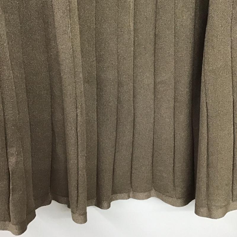 アンタイトル UNTITLED スカート ひざ丈スカート 2 無地 ベージュ / ベージュ / beige レディース USED 古着 中古 10154750