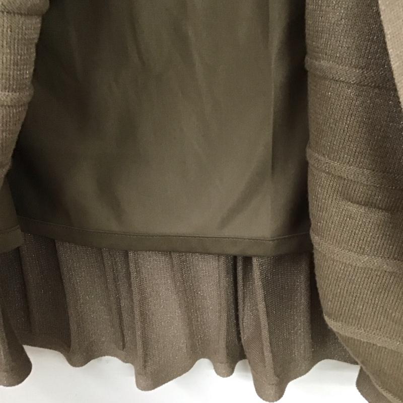 アンタイトル UNTITLED スカート ひざ丈スカート 2 無地 ベージュ / ベージュ / beige レディース USED 古着 中古 10154750