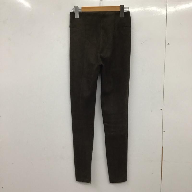 ザラ ZARA パンツ スラックス XS 無地 カーキ / カーキ / khaki レディース USED 古着 中古 10154751