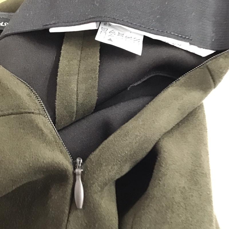 ザラ ZARA パンツ スラックス XS 無地 カーキ / カーキ / khaki レディース USED 古着 中古 10154751