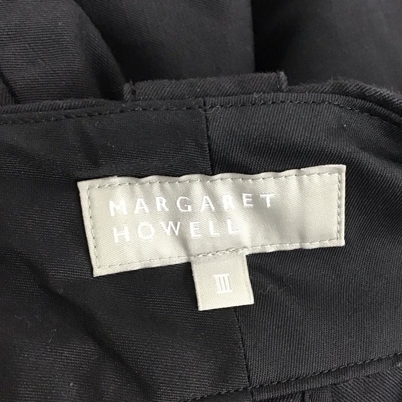 マーガレットハウエル MARGARET HOWELL パンツ スラックス 3 無地 黒 / ブラック / black レディース USED 古着 中古 10154754