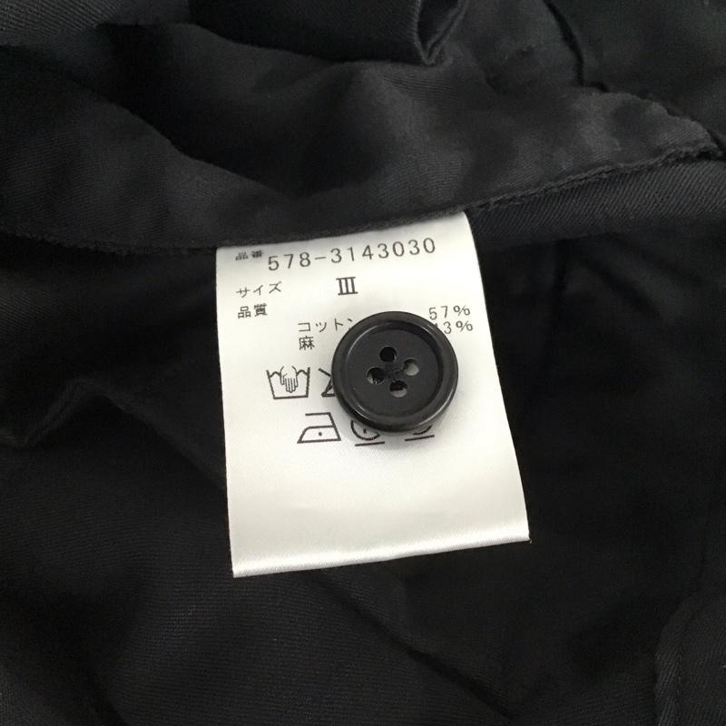 マーガレットハウエル MARGARET HOWELL パンツ スラックス 3 無地 黒 / ブラック / black レディース USED 古着 中古 10154754